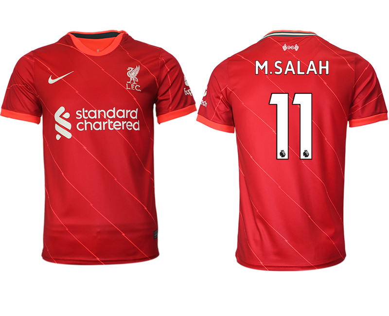 Men 2021-2022 Club Liverpool home aaa version red #11 Soccer Jersey->liverpool jersey->Soccer Club Jersey